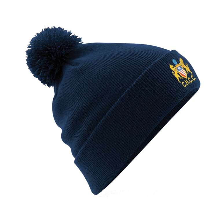 Cheadle Hulme CC -  Pom Pom Beanie - Navy